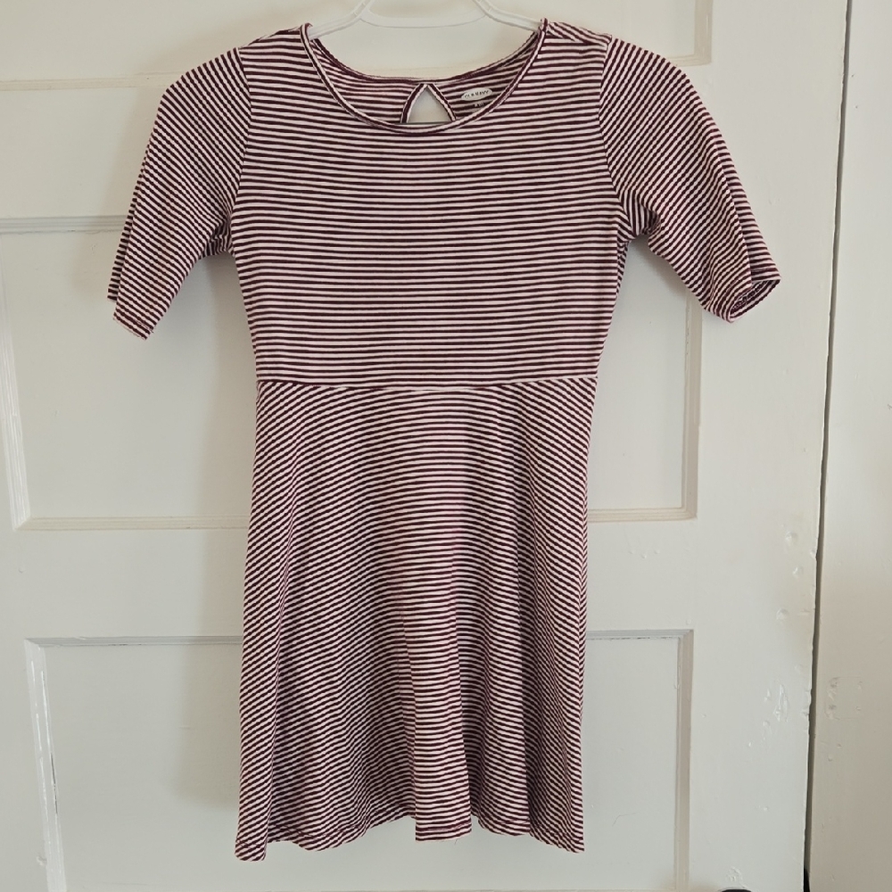 Old Navy Striped Kids Dress - Red and White